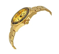 Invicta Men's 15186 Pro Diver Quartz Gold Dial Watch