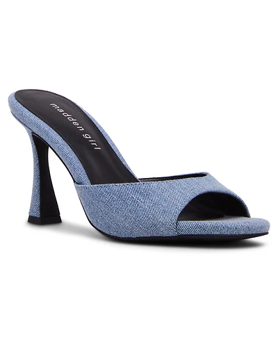 Madden Girl Women's Gibson High-Heel Slip-On Sandals
