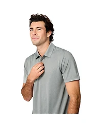 Free Country Men's Tech Jacquard Polo Shirt