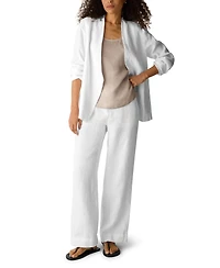 Eileen Fisher Women's Straight Leg Trousers Pants