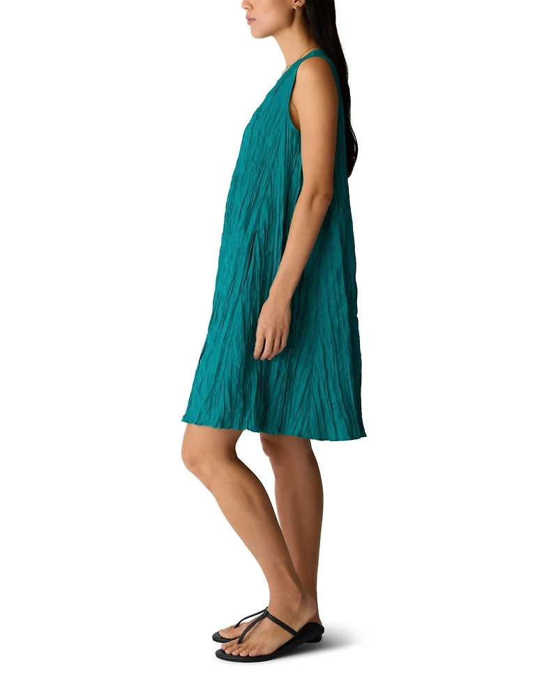 Eileen Fisher Women's Round Neck A-line Dress