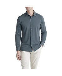 Level 7 Men's Office-Leisure Collection Cool Tech Seamless Long Sleeve Shirt