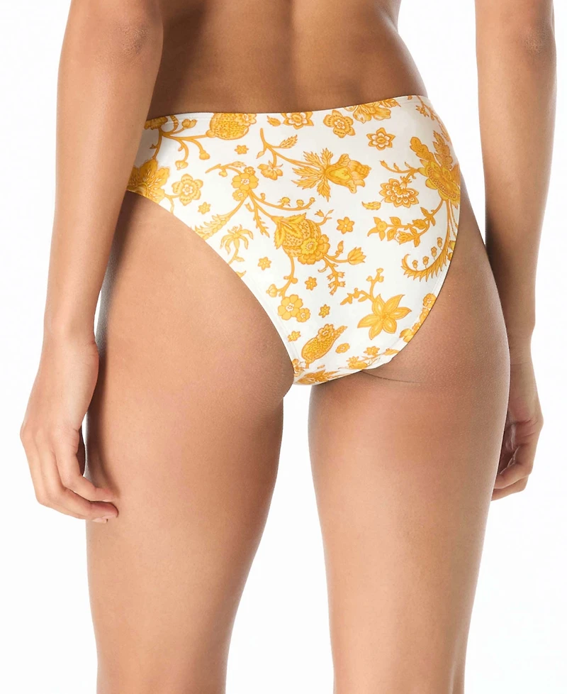 Michael Kors Women's Pull-On High-Leg Bikini Bottoms