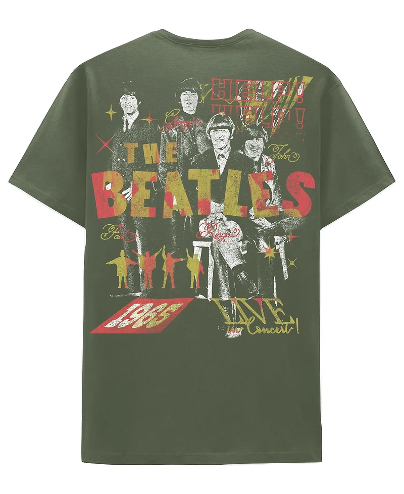 Hybrid Apparel Men's Short-Sleeve Crewneck Pull-On T-Shirt