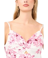 1.state Women's V-Neck Tiered Maxi Dress