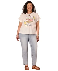 Democracy Plus Short-Sleeve Crew Neck T-Shirt