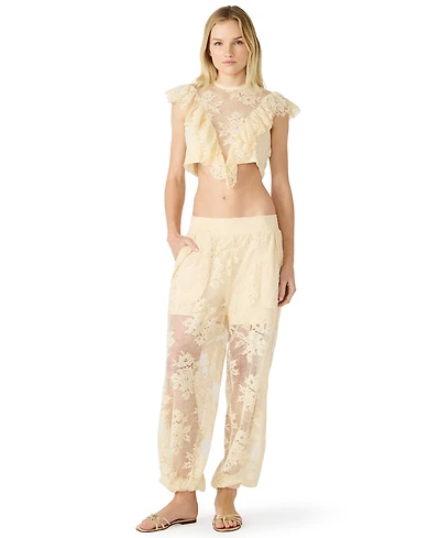 Steve Madden Women's High-Rise Ankle Length Faya Pants