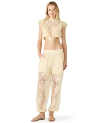 Steve Madden Women's High-Rise Ankle Length Faya Pants