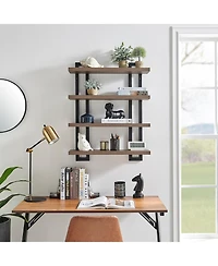 Danya B 4-Tier Bracket Wall Shelf