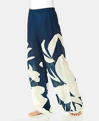 CeCe Women's Cabana Pull-On Cover-Up Pants