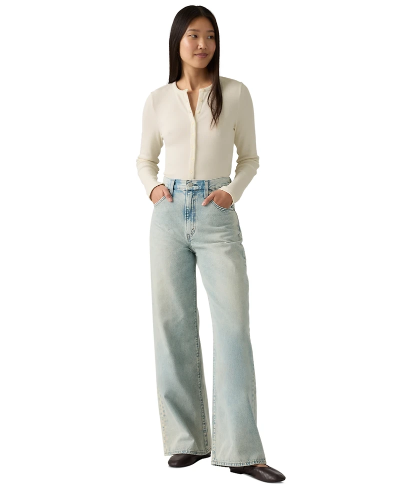 Levi's Women's Cinch-Waist Lightweight Baggy Jeans