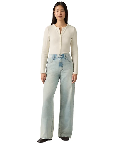 Levi's Women's Cinch-Waist Lightweight Baggy Jeans