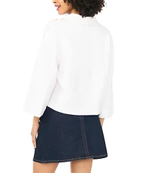 Vince Camuto Women's 3/4-Length-Sleeve Button-Up Shirt