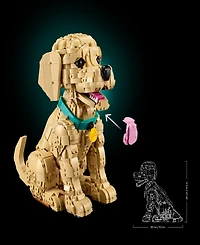 Lego Icons Golden Retriever Puppy Building Set 11384, 2102 Pieces