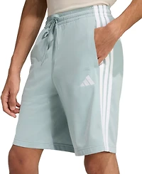 adidas Men's Three-Stripes 10" Tricot Shorts