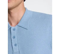 Kenneth Cole Men's Short-Sleeve Polo Sweater