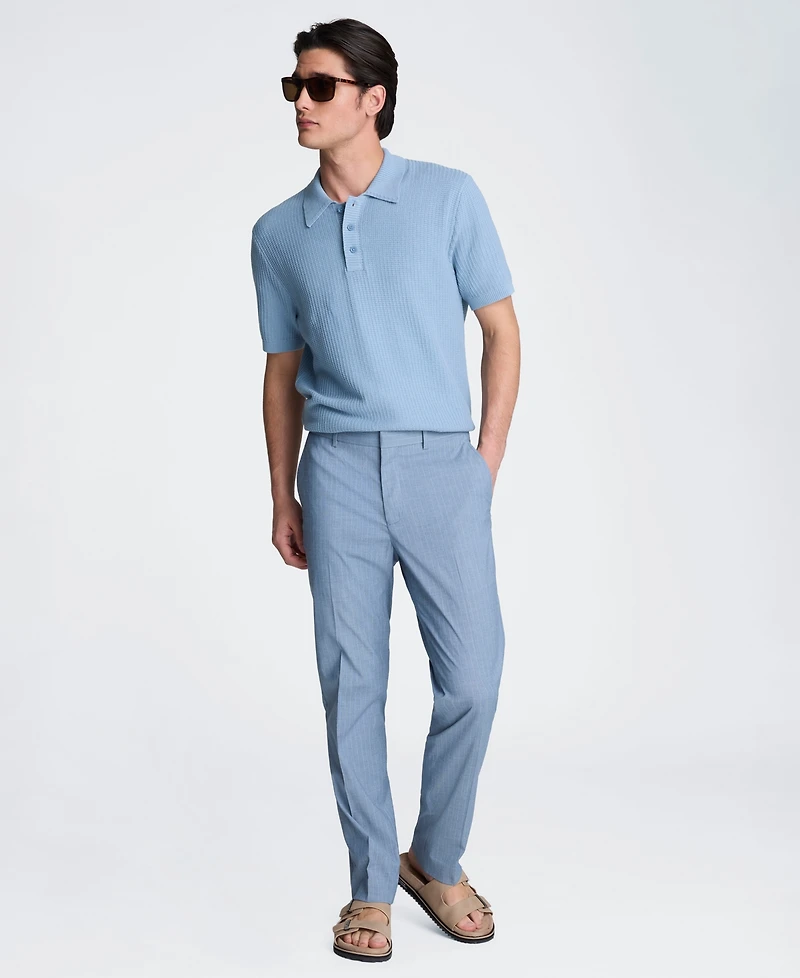 Kenneth Cole Men's Short-Sleeve Polo Sweater