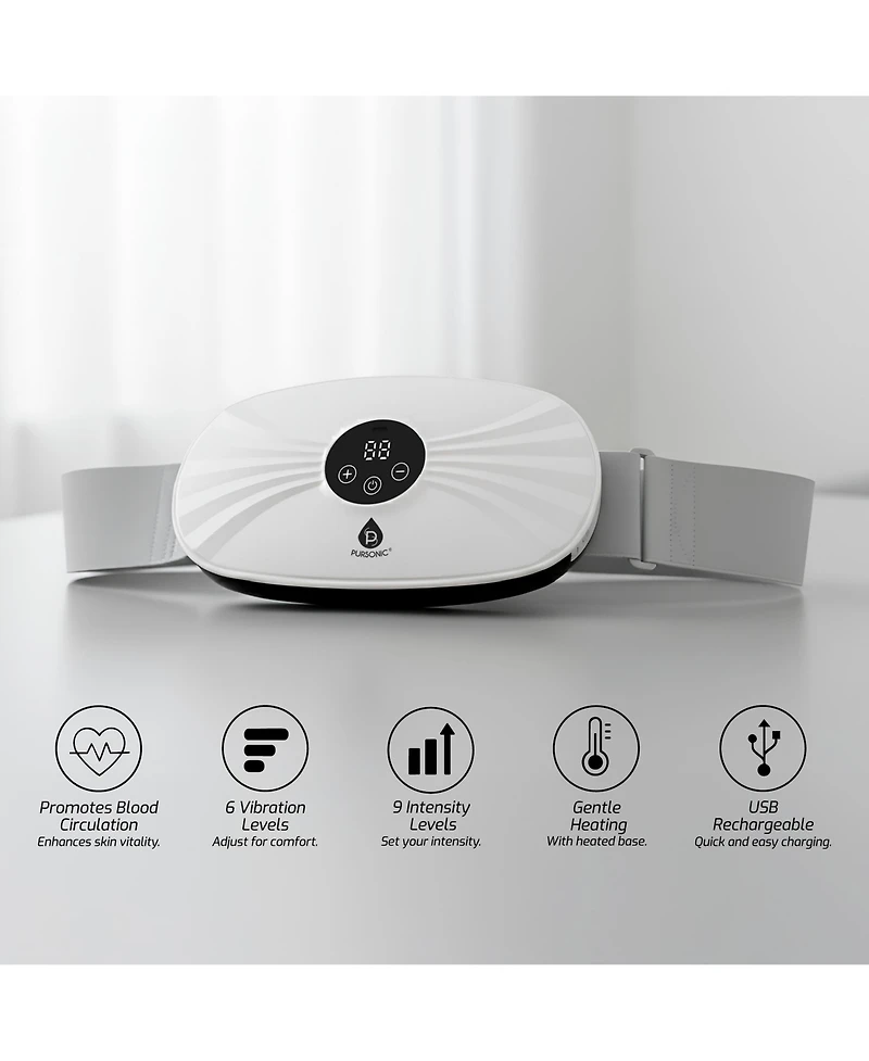 Pursonic Rechargeable Stomach & Back Massager