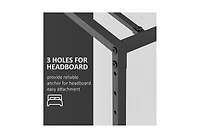 gaomon Full 10 Inch Metal Bed Frame Sturdy Steel Slats No Box Spring Needed Mattress Foundation Easy Set Up No Noise