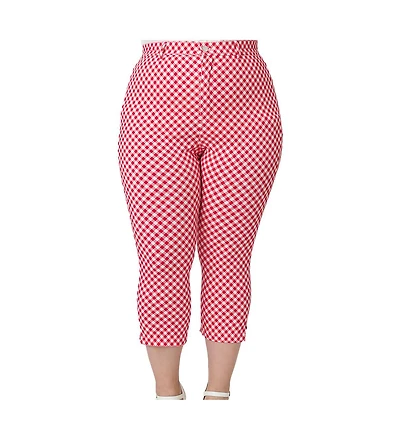 Unique Vintage Plus Size Rachelle Capri Pants