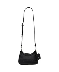 True Religion Women's Trapunto Logo Zip-Top Hobo