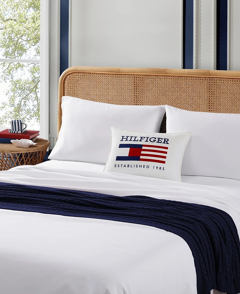 Tommy Hilfiger Hilfiger Graphic 1985 Breakfast Decorative Pillow, 15" x 20"