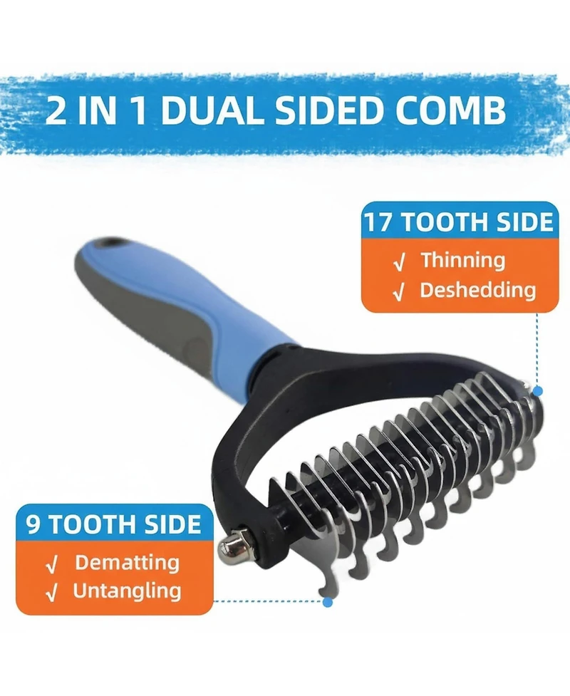 Aronkl Pet Grooming Kit: Slicker Brush, Shampoo Bath Gloves, Towel