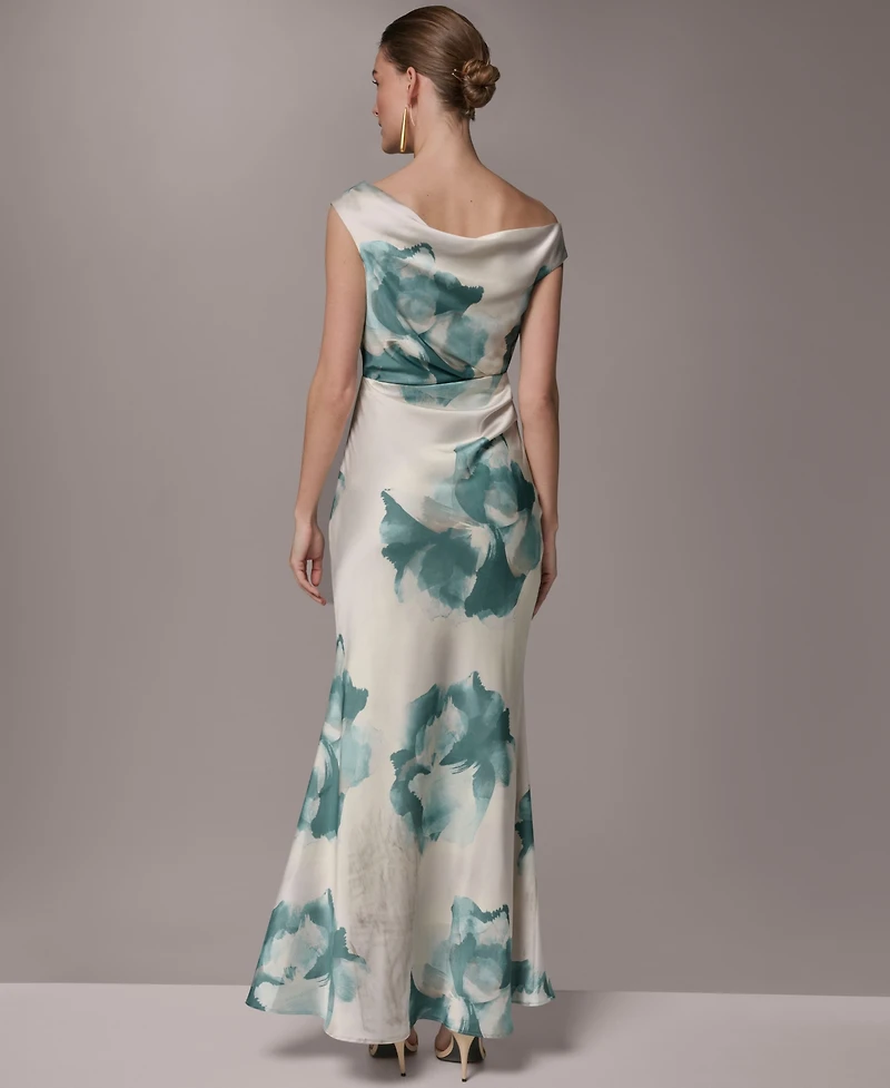 Donna Karan New York Women's Floral Gown