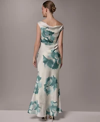 Donna Karan New York Women's Floral Gown