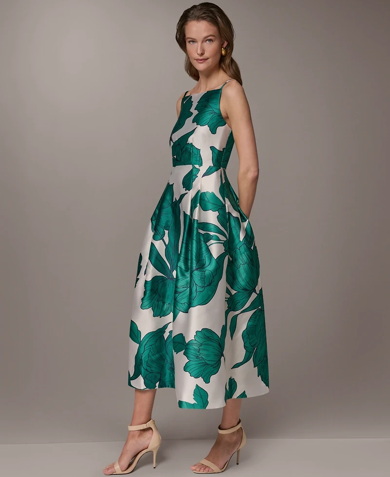 Donna Karan New York Women's Fit & Flare Midi Dress