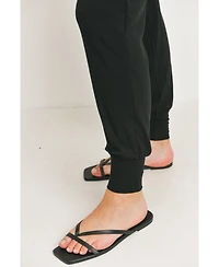 Hello Miz Maternity Over-the-Belly Relaxed Fit Joggers with Pockets