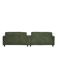Streamdale Furniture Modern U-shaped Sectional Sofa with Storage Ottomans