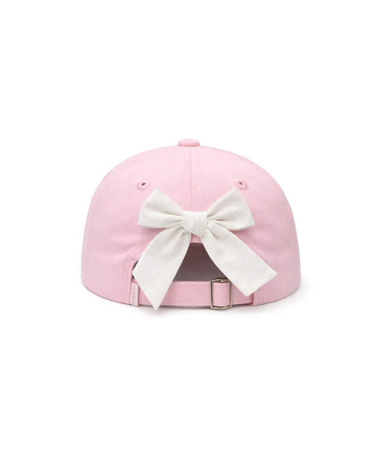Bits & Bows Baby Girls Sister Bow Baseball Hat