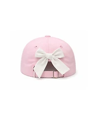Bits & Bows Baby Girls Sister Bow Baseball Hat