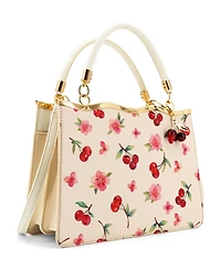 Like Dreams Cerise Top Handle Small Satchel Bag