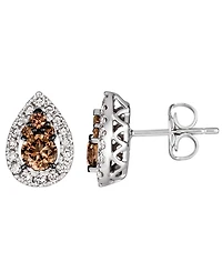 Le Vian Nude & Chocolate Diamond Earrings (39/50 ct. t.w.) in 14k Vanilla Gold