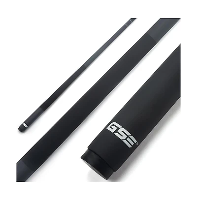 Gse Games & Sports Expert 58" 2-Piece Matte Fiberglass Graphite Composite Billiard Pool Cue Stick for Men/Women