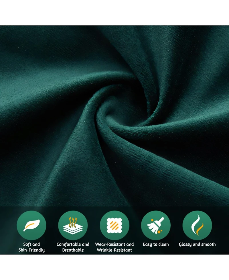 Streamdale Chesterfield Green Velvet King Size 3-in-1 Pull-Out Sofa Bed with Ottoman