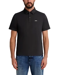 Karl Lagerfeld Paris Men's Regular-Fit Short-Sleeve Spread Collar Polo T-Shirt