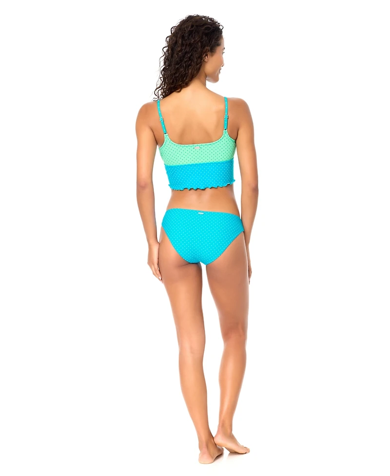 Raisins Women's Wildflower Scoop Neck Swim Bikini Top