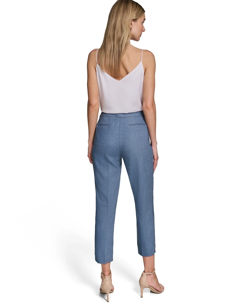 Calvin Klein Women's Mid-Rise Slim-Leg Pants