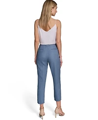 Calvin Klein Women's Mid-Rise Slim-Leg Pants