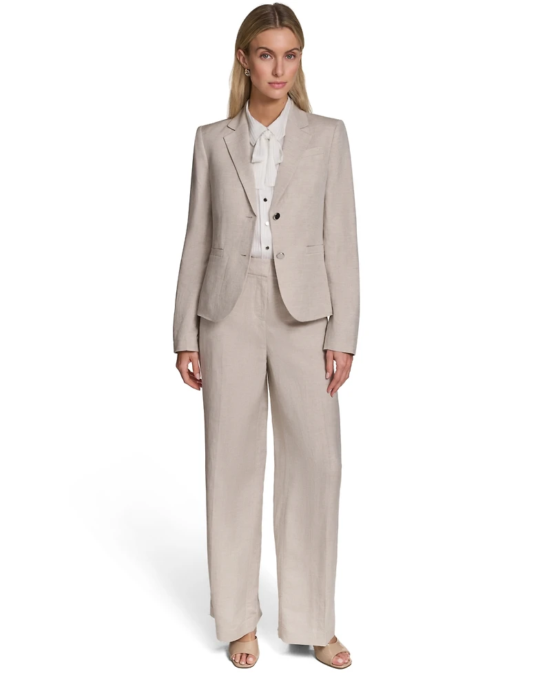 Calvin Klein Women's Two-Button Notch-Lapel Blazer