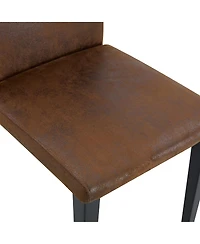 Streamdale Furniture Minimalist Tech Cloth Accent Chair with Sturdy Metal Legs