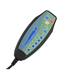 Streamdale Furniture Manual Recliner 270°Swivel Rocker Recliner Chair with Massage & Heating