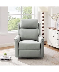 Streamdale Furniture Streamdale Modern 8-Point Massage Recliner with Heat & Storage