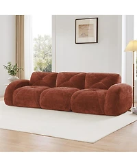 Streamdale Furniture Streamdale Boneless Tufted Velvet Modular Sectional Sofa