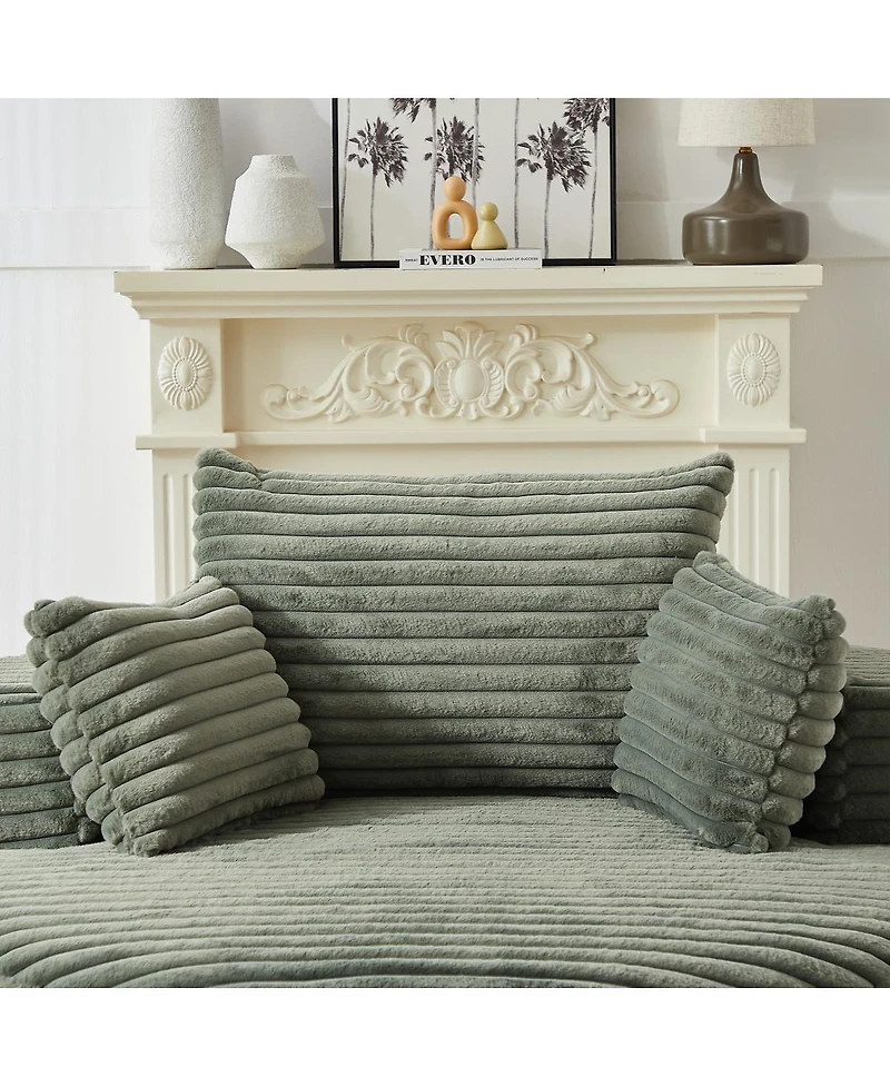 Streamdale Furniture Streamdale Corduroy Sponge Single Sofa, No Assembly Required, Modern Sleeper Chair