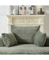 Streamdale Furniture Streamdale Corduroy Sponge Single Sofa, No Assembly Required, Modern Sleeper Chair