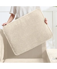 Streamdale Furniture 83.86" Corduroy Modern Compressed 3-Seater Sofa